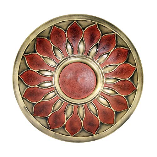 Achla Designs Red African Daisy Birdbath- Rail Mount Bracket