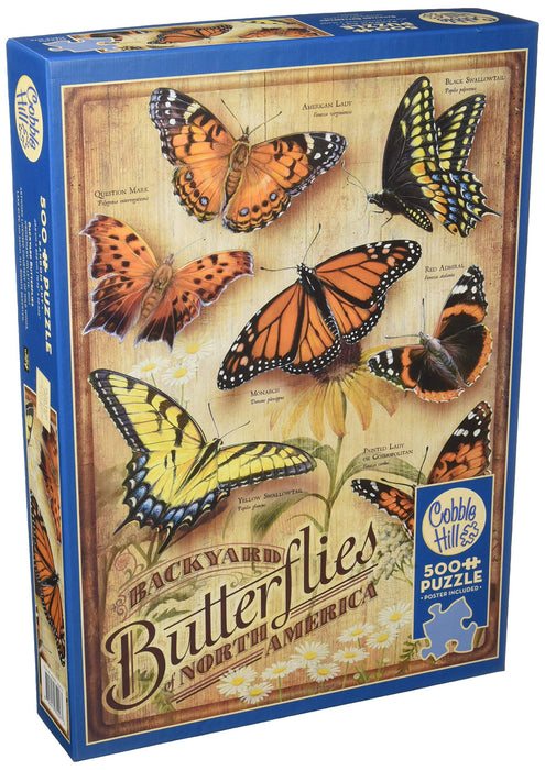 Backyard Butterflies 500 pc Pu