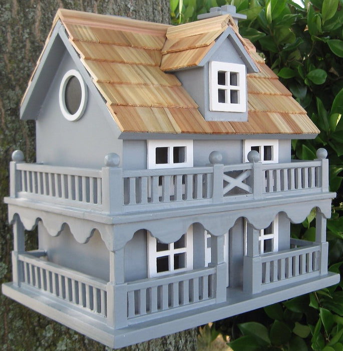 Novelty Cottage Birdhouse - Blue