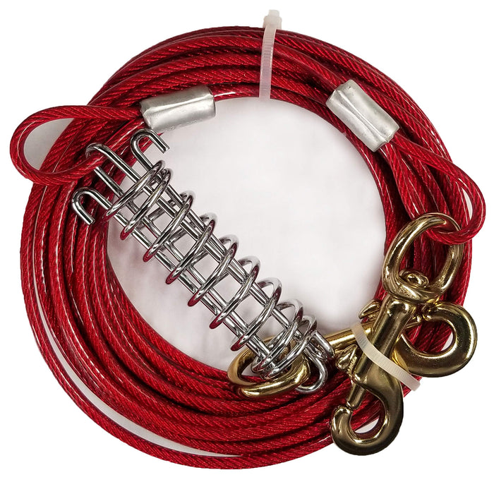 FOUR PAWS WALK-ABOUT TIE-OUT CABLE MEDIUM WEIGHT