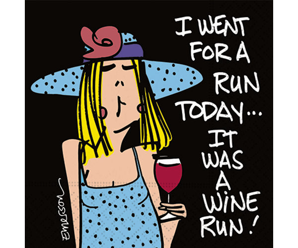 A Wine Run Cocktail Napkins