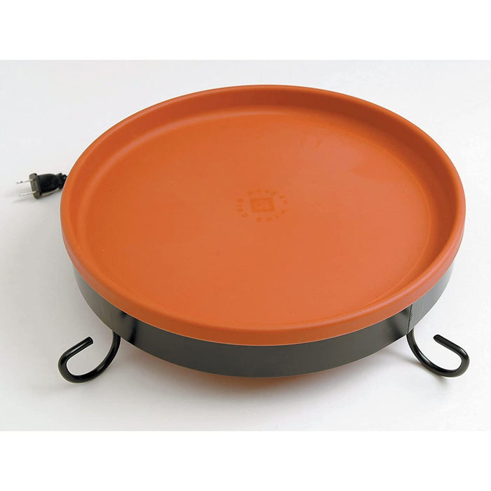 Farm Innovators BD-75 All Seasons 3 in 1 Outdoor 14 Inch Heated Birdbath with 3 Mounting Options, 75 Watts, Terracotta