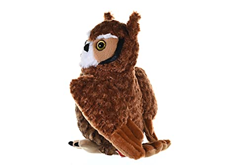 Plush Great Horned Owl 12 inch