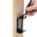 Birds Choice 5-Position 24" Wall/Deck Bracket-Black