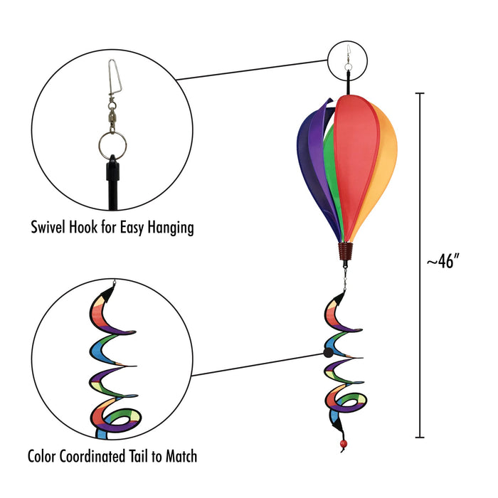 Rainbow Hot Air Balloon