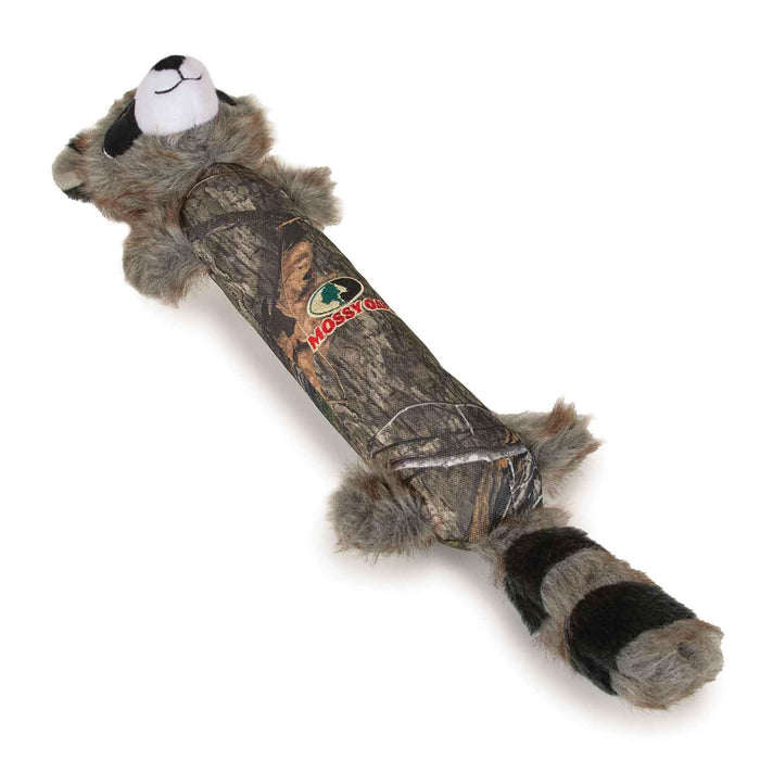 MOSSY OAK PLUSH W/LONG BALLISTIC BELLY RACCOON