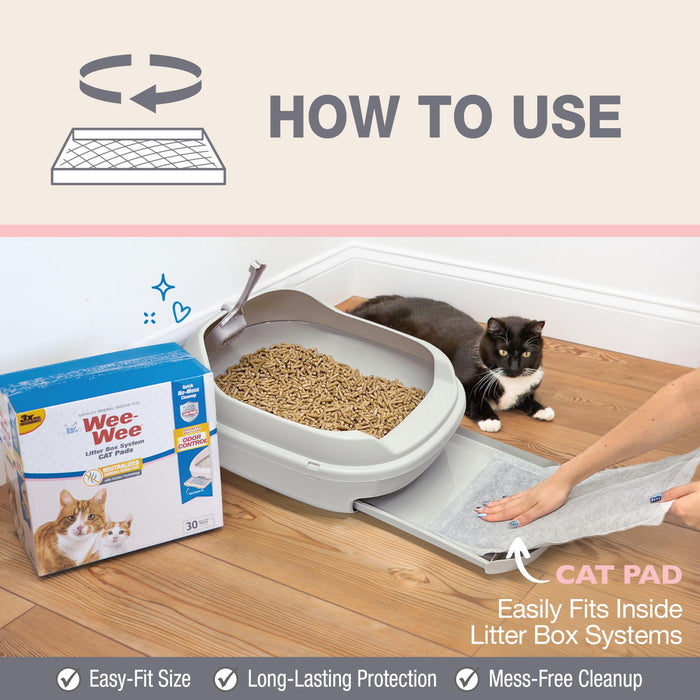 WEE-WEE LITTER BOX SYSTEM CAT PADS