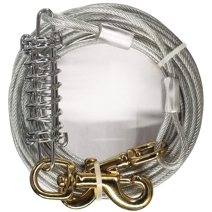 FOUR PAWS WALK-ABOUT TIE-OUT CABLE HEAVY WEIGHT