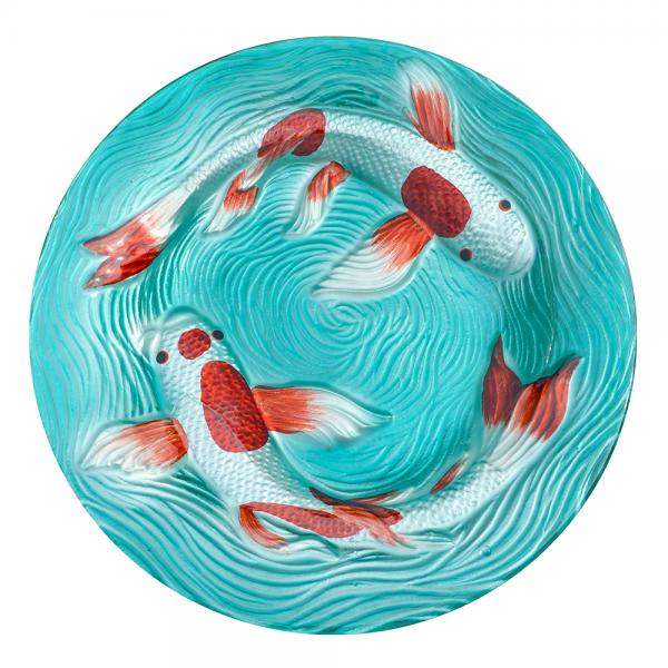 Koi Pond Bird Bath