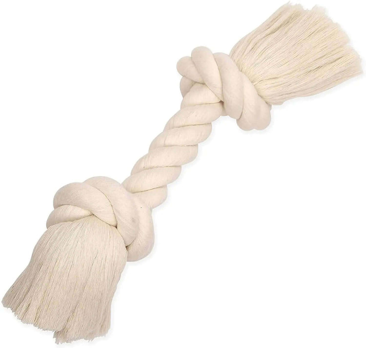FLOSSY CHEWS COTTON ROPE BONE