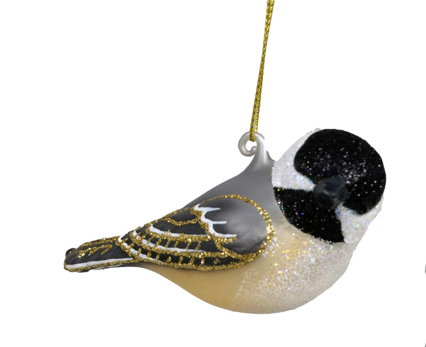 Cobane Studio  Turned Head Chickadee Ornament