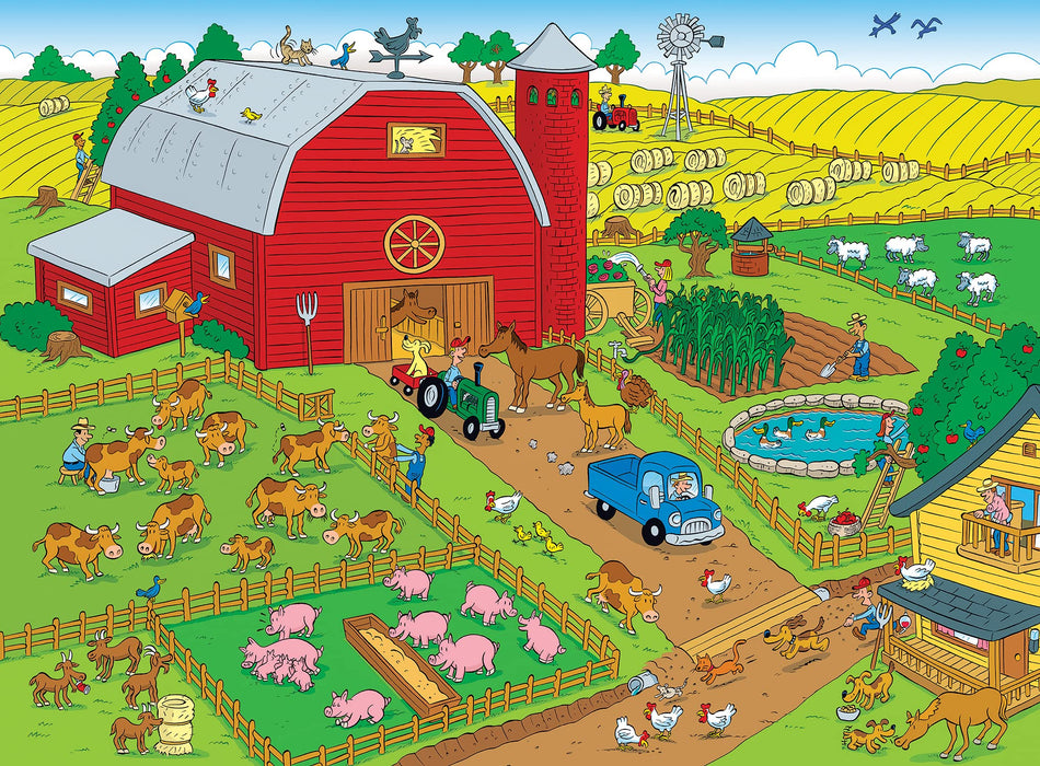 MasterPieces Puzzles 101 Things to Spot on the Farm 101 Piece Puzzle