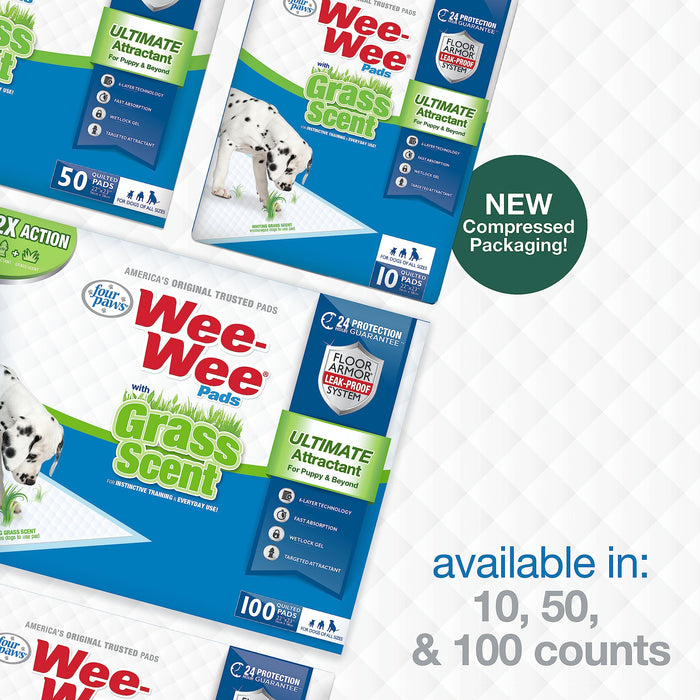 WEE-WEE PADS W/GRASS SCENT