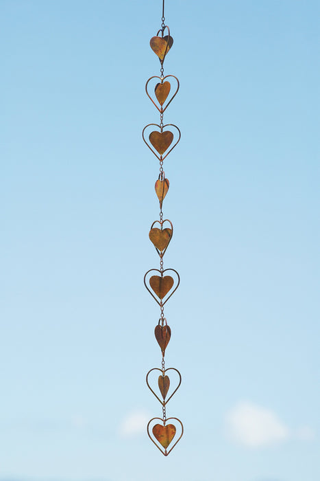 Hearts Flamed Hanging Ornament