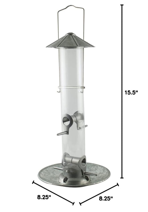 AUDUBON RUSTIC FARMHOUSE SILO TUBE SEED FEEDER