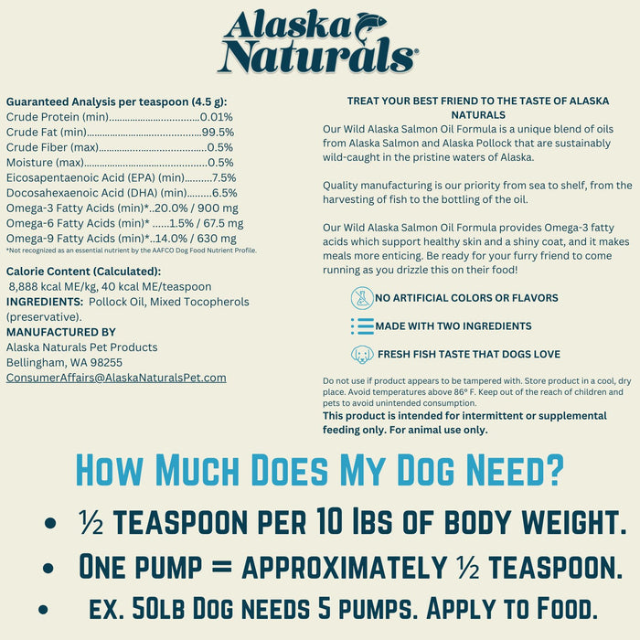 POLLOCK OIL FOR DOGS