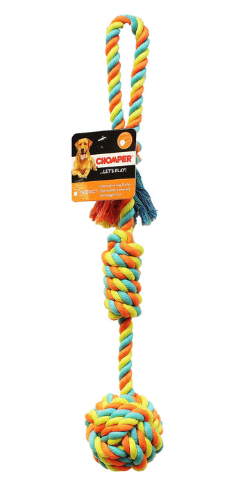 CHOMPER ROPE FIST TUG DOG TOY