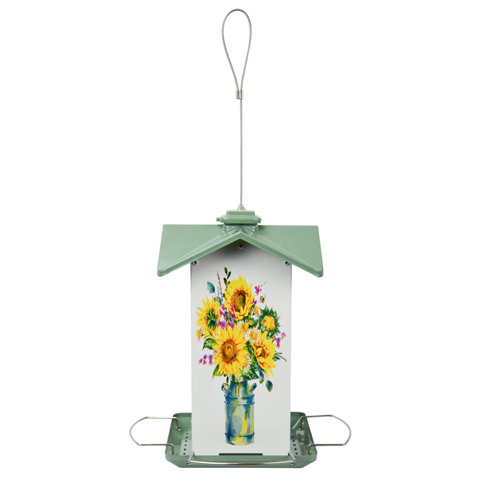COUNTRY COTTAGE METAL GAZEBO BIRD FEEDER
