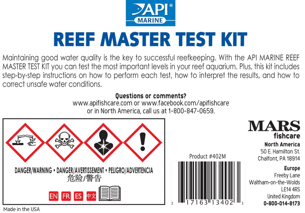 API REEF MASTER TEST KIT