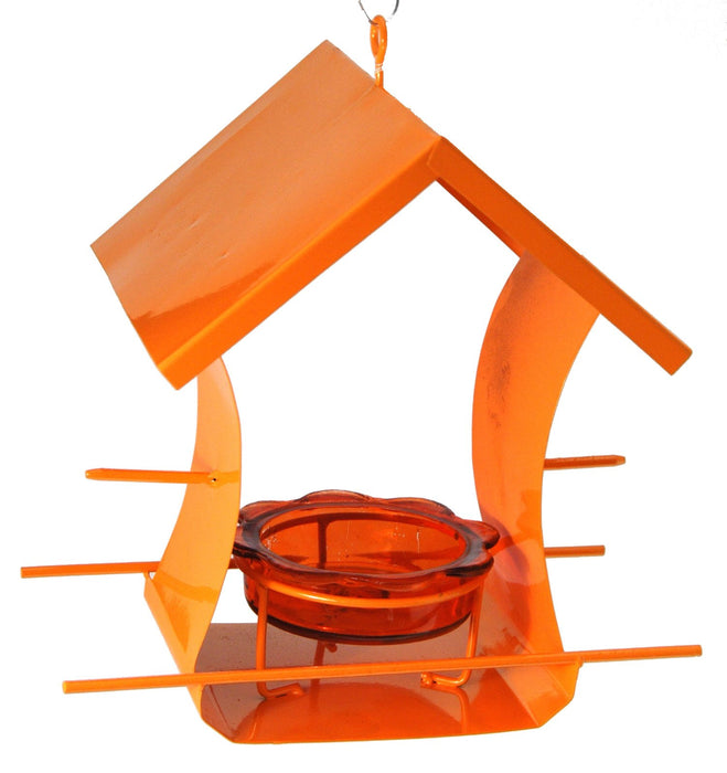 Woodlink Metal Oriole  Feeder W/Glass Cup