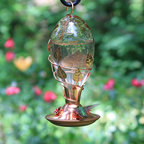 Perky-Pet Looking Glass Hummingbird Feeder - 8110H-1 - Humming bird Feeder for Outdoors - 32 oz Nectar Capacity