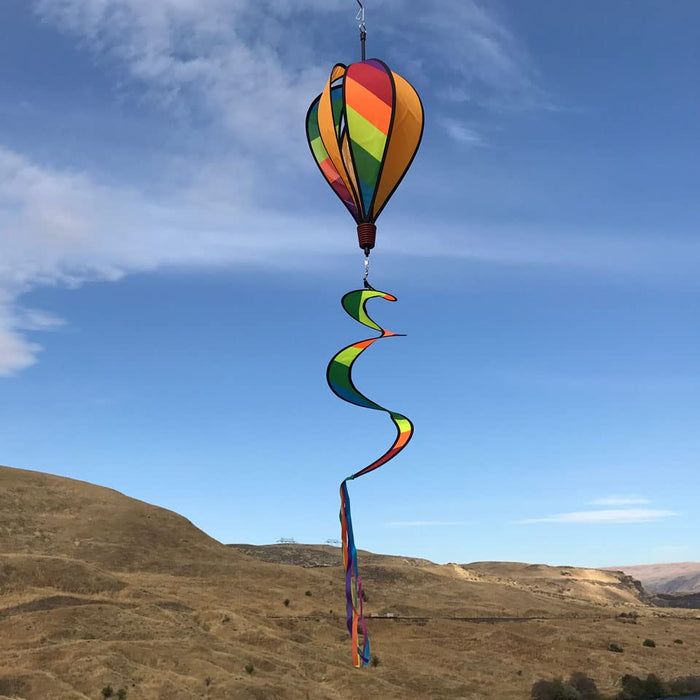 RainbowStriped Hot Air Balloon
