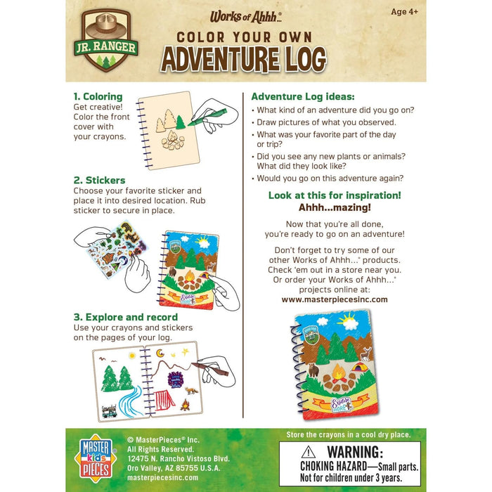 MasterPieces Puzzles Jr. Ranger Adventure Log Craft Set