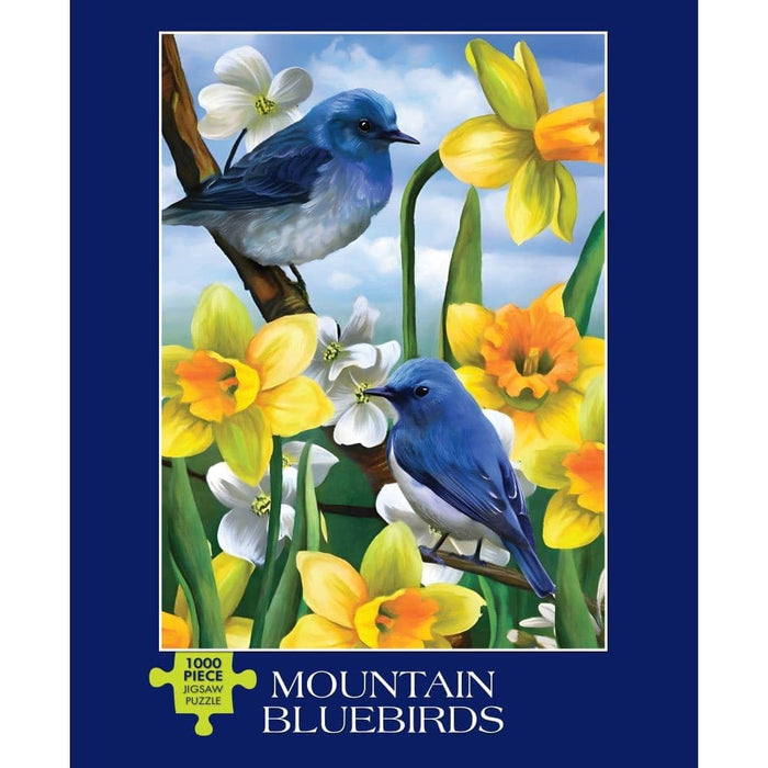 Willow Creek Press Montain Bluebirds Puzzle 1000 pcs