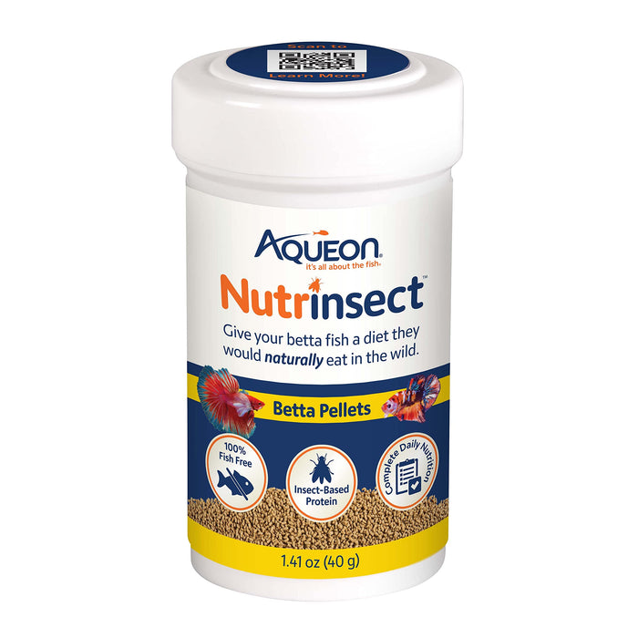 AQUEON NUTRINSECT BETTA PELLET FISH FOOD