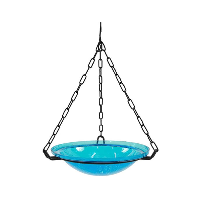 Achla Designs 14" Teal Crackle Birdbath- Short Stand II