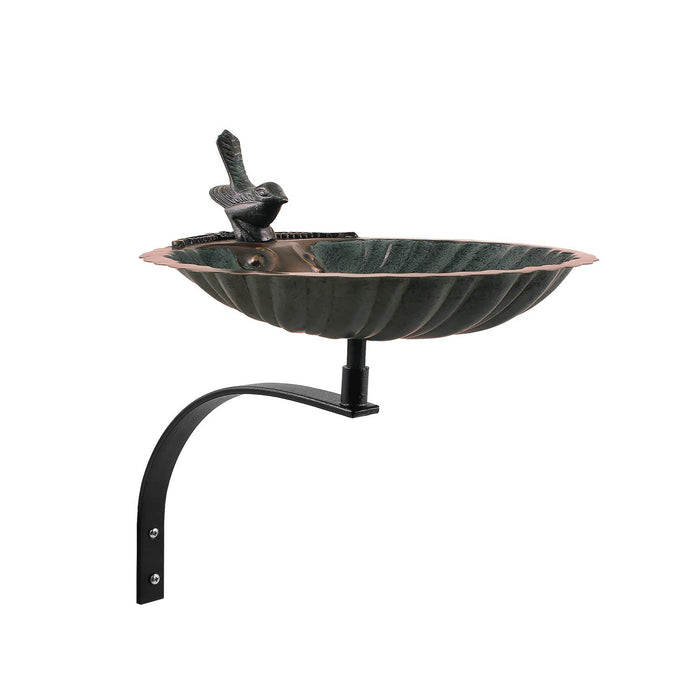 Achla Designs Scallop Shell Birdbath- Wall Mount Bracket