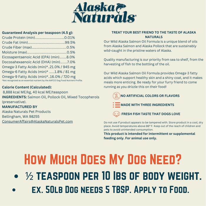 SALMON OIL FORMULA FOR DOGS
