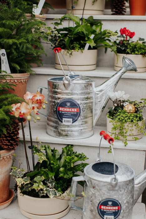 HOT DIPPED STEEL WATERING CAN