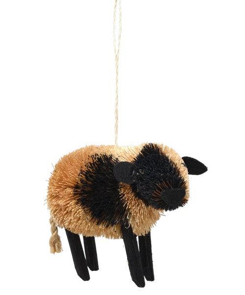 Cow Brushart Ornament
