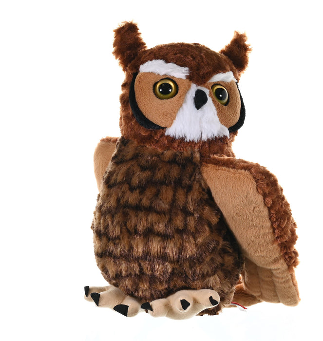 Plush Great Horned Owl 12 inch