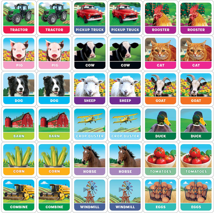 MasterPieces Puzzles Old MacDonald's Farm Matching Game