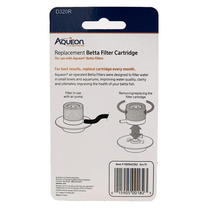 AQUEON BETTA FILTER CARTRIDGE