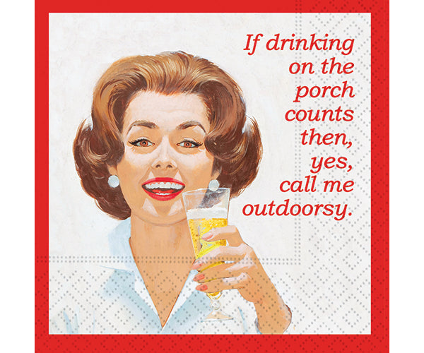 Call Me Outdoorsy Cocktail Napkins