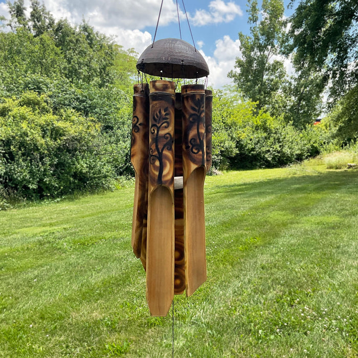 Bobbo from Songbird Essentials Swirl Burnt Simple Bamboo Chime