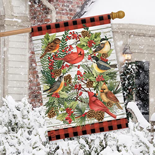 Merry Little Christmas House Flag