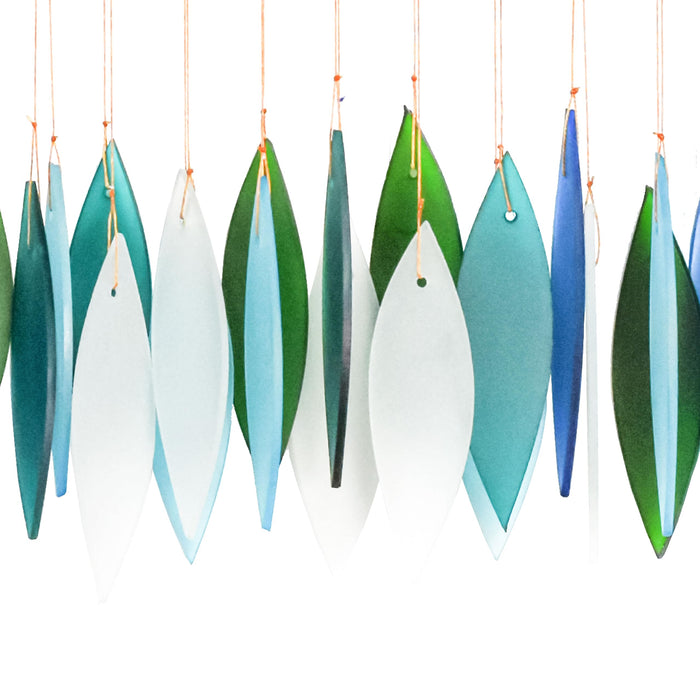 Gift Essentials Blue Handworks Line - Ocean Breeze Glass Chime