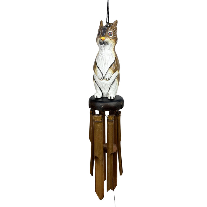 Bobbo from Songbird Essentials Squirrel Bamboo Wind Chime