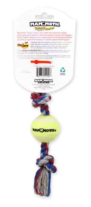 MAMMOTH KNOT TUG W/TENNIS BALL