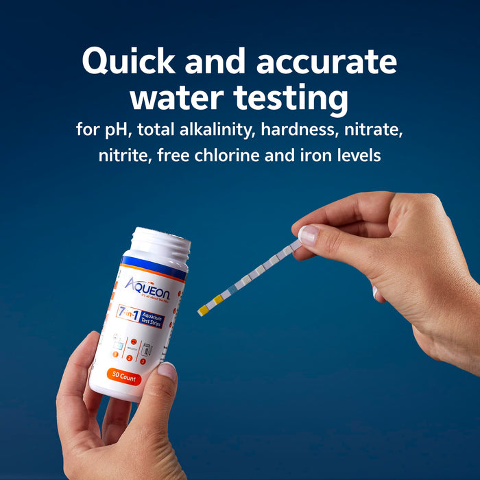 AQUEON 7 IN 1 AQUARIUM TEST STRIPS