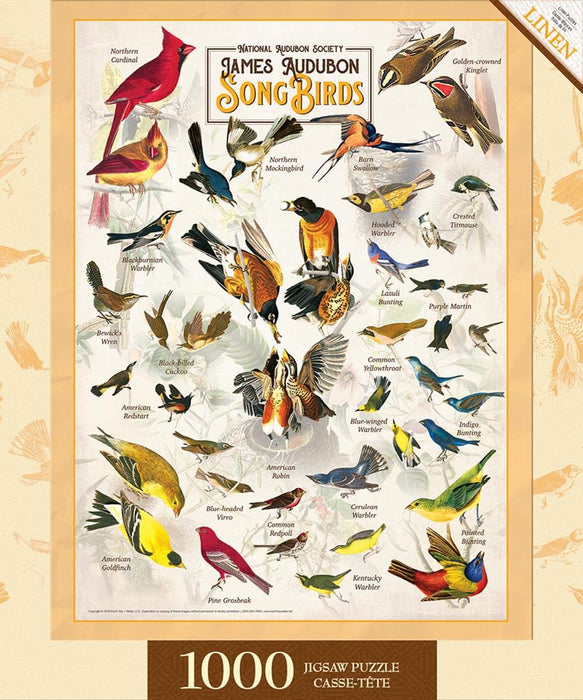 MasterPieces Puzzles Audubon - Songbirds 1000 Piece Puzzle
