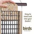 Birds Choice Double Cake Pileated Suet-Taupe and Brown Recycled Plastic