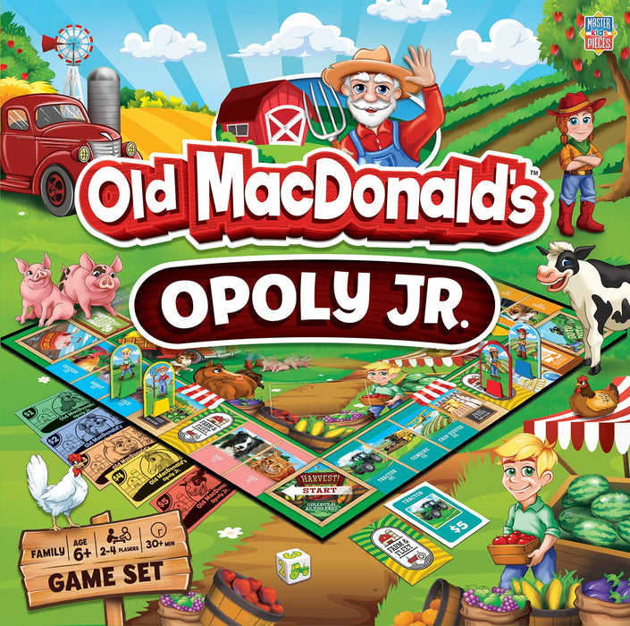 MasterPieces Puzzles Old MacDonalds Opoly Junior