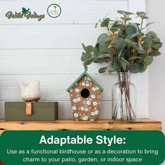 DECORATIVE BLUEBIRD HOUSE - VERDANT PETALS