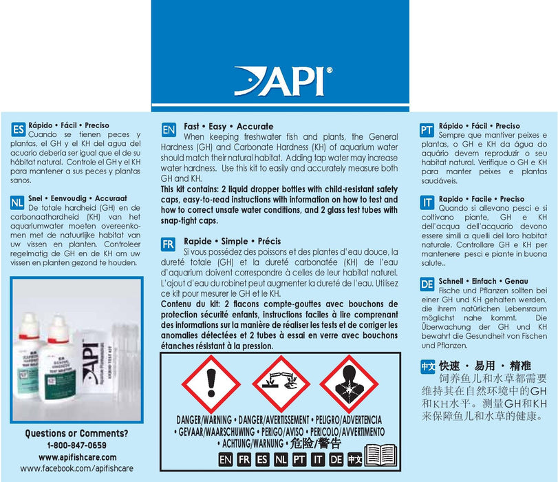 API GENERAL & HARDNESS TEST FOR FRESHWATER