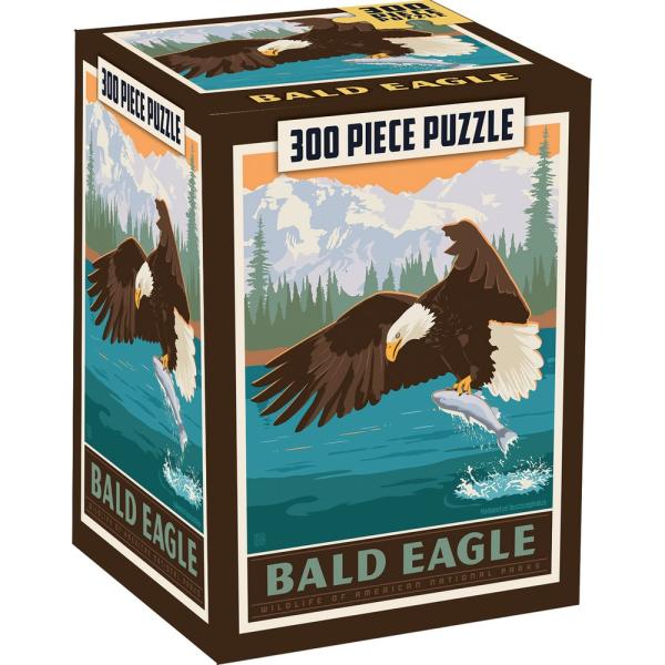 MasterPieces Puzzles Bald Eagle 300 Piece Puzzle